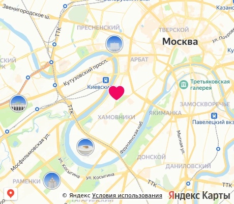 На карте