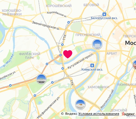 На карте
