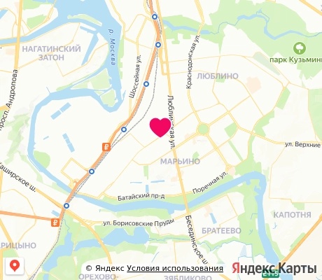 На карте