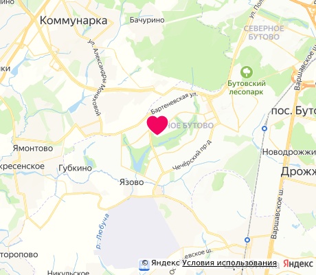 На карте