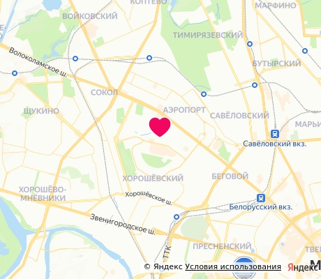 На карте