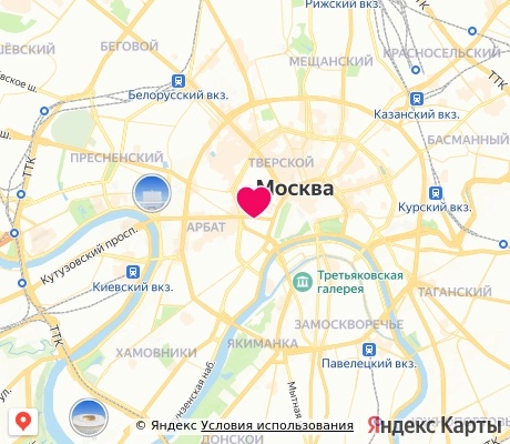 На карте
