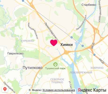 На карте