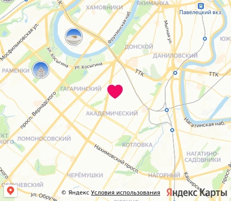 На карте