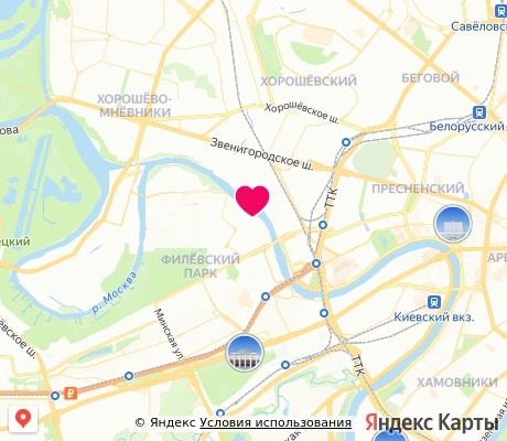 На карте