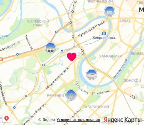 На карте