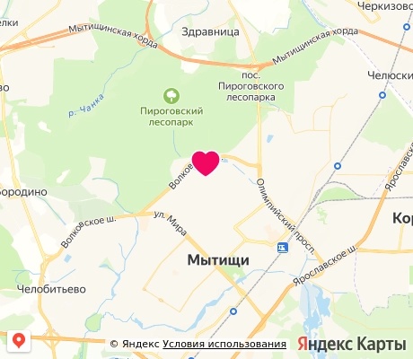 На карте