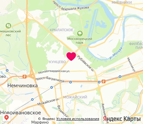 На карте