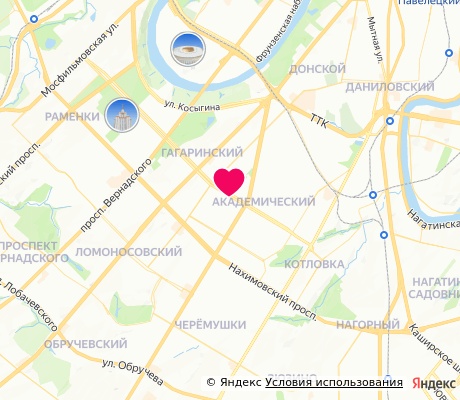 На карте