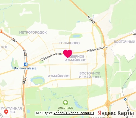 На карте