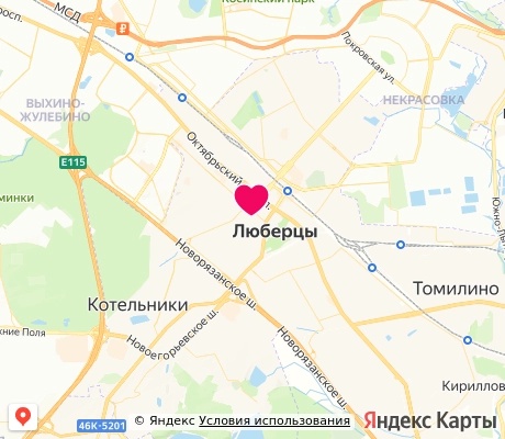 На карте