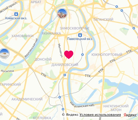 На карте