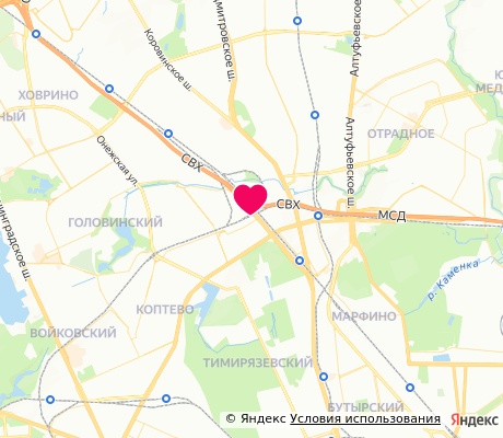 На карте