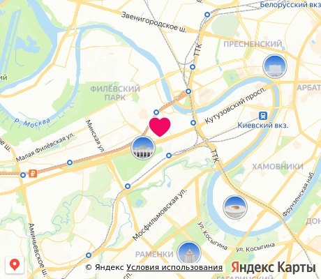 На карте