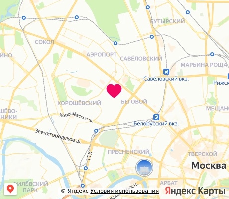 На карте