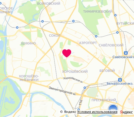 На карте