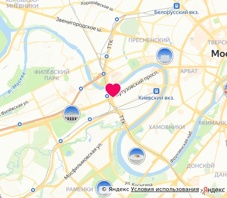 На карте