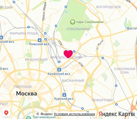 На карте