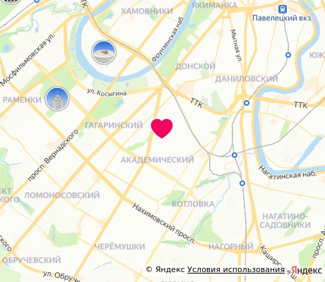 На карте