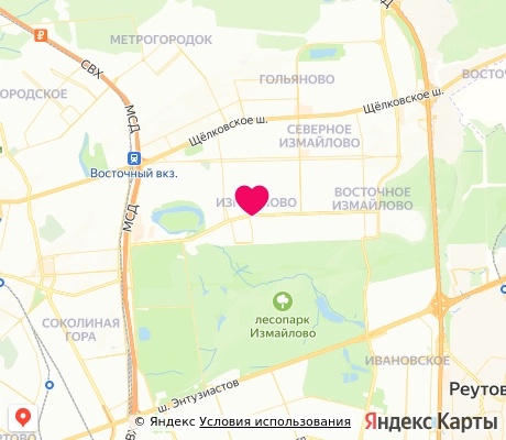 На карте