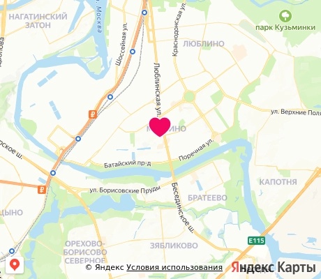 На карте