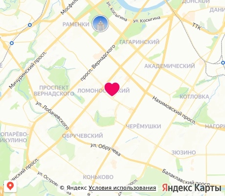 На карте