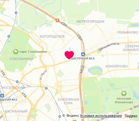 На карте