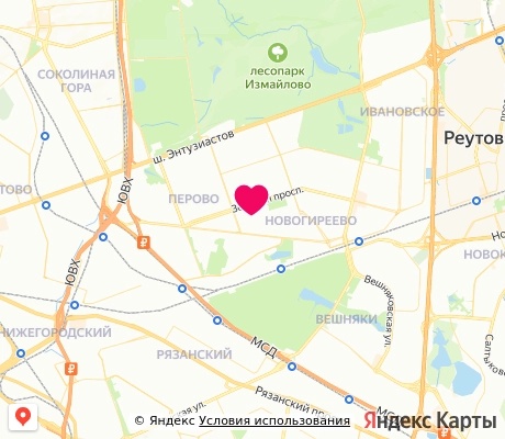 На карте