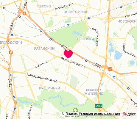 На карте