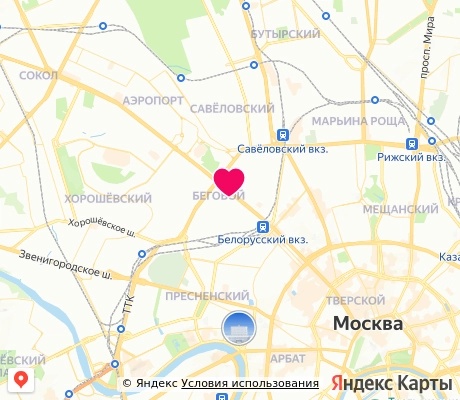 На карте