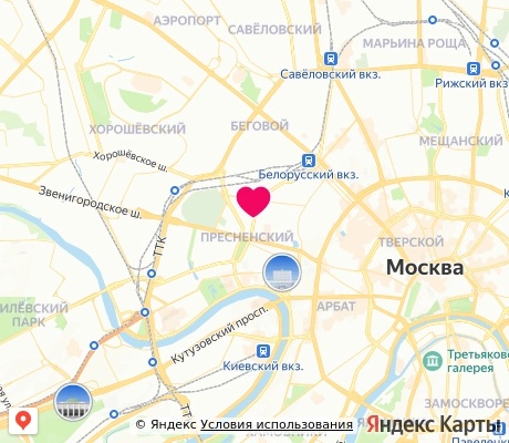 На карте