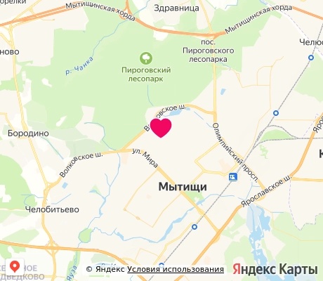 На карте