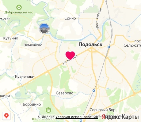 На карте