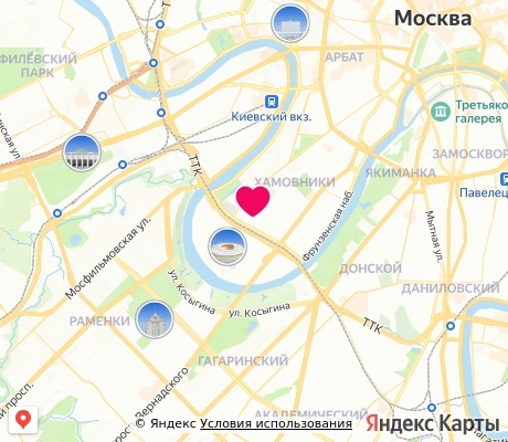 На карте