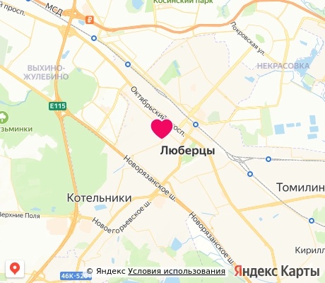 На карте