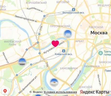 На карте