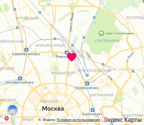 На карте
