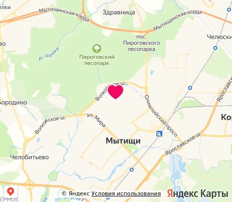 На карте