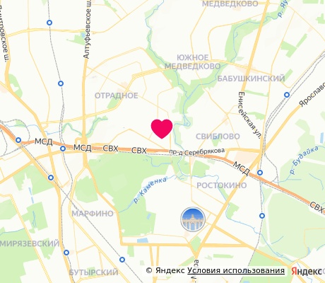На карте