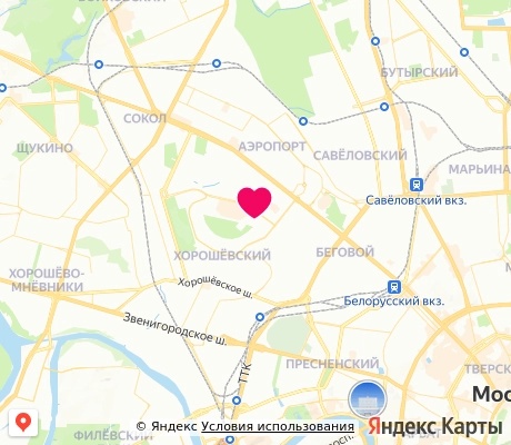 На карте