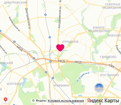 На карте