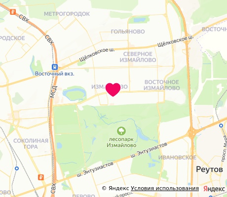 На карте