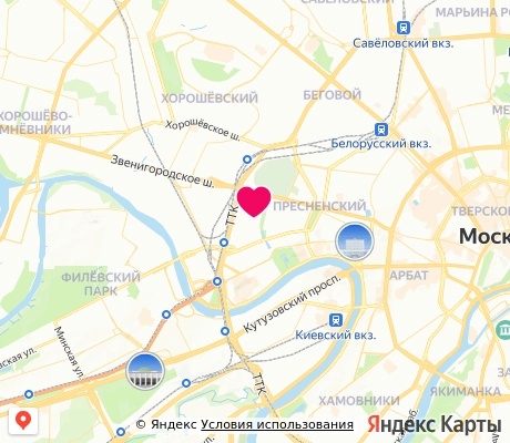 На карте