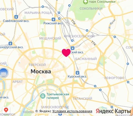 На карте