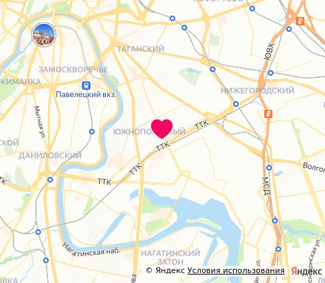На карте