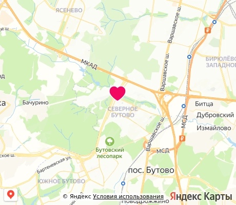 На карте