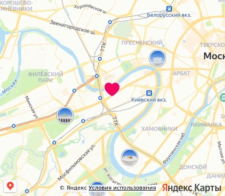 На карте