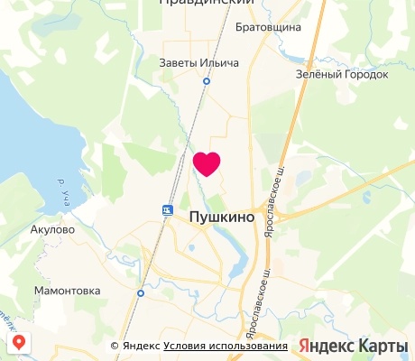 На карте