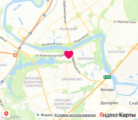 На карте