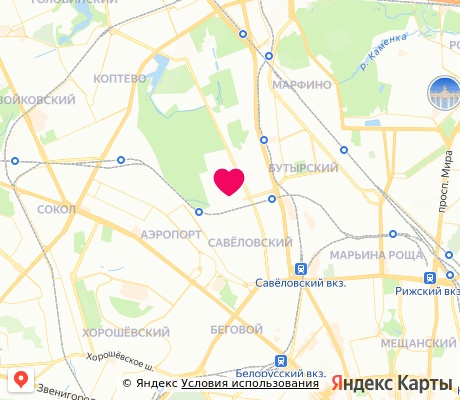 На карте